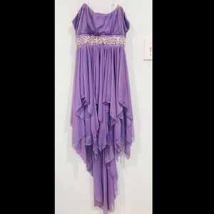 DEB HIGHLOW FORMAL DRESS